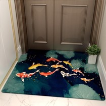 The entrance of the light and extravagant carpet door can wipe 3d three-dimensional cushion bedrooms and the waterproof living room can be scrubbed to avoid entering the doormat