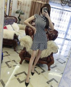 New Cheongsam Dress with Chinese Style and Fishtail