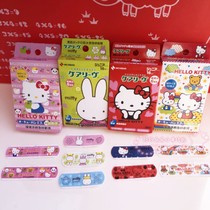 Japan NICHIBAN childrens cartoon band-aid waterproof band-aid hello kityy Miffy rabbit Fuji sauce