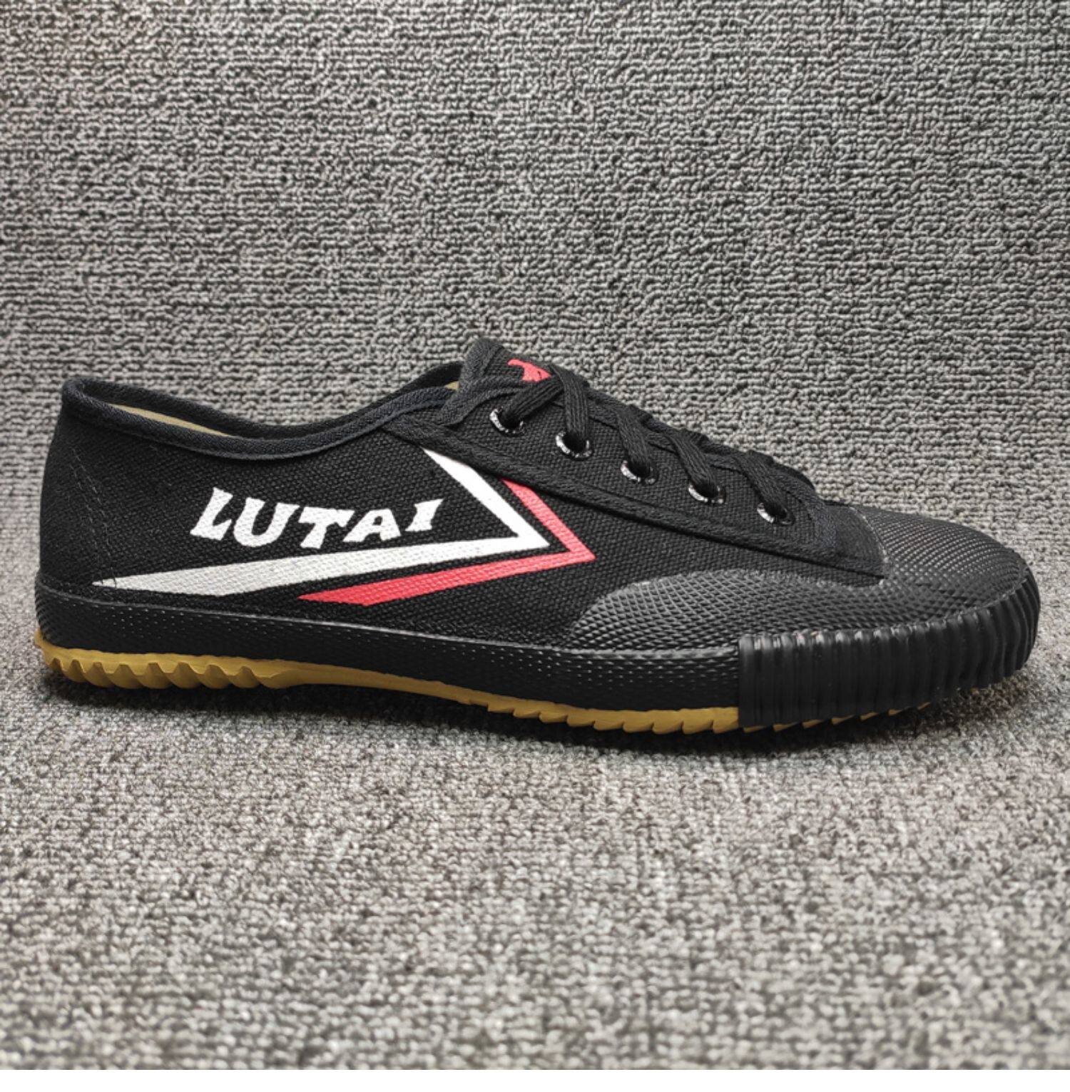 经典复古少林球鞋体育跑步运动休闲鞋男训练帆布鞋田径武术练功鞋_找