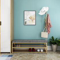 Nordic changing shoes hangers clothes hangers Home wearing shoes Benches Sitting Cloakroom Shoes Cabinet Doorway Sofa Strip Stools