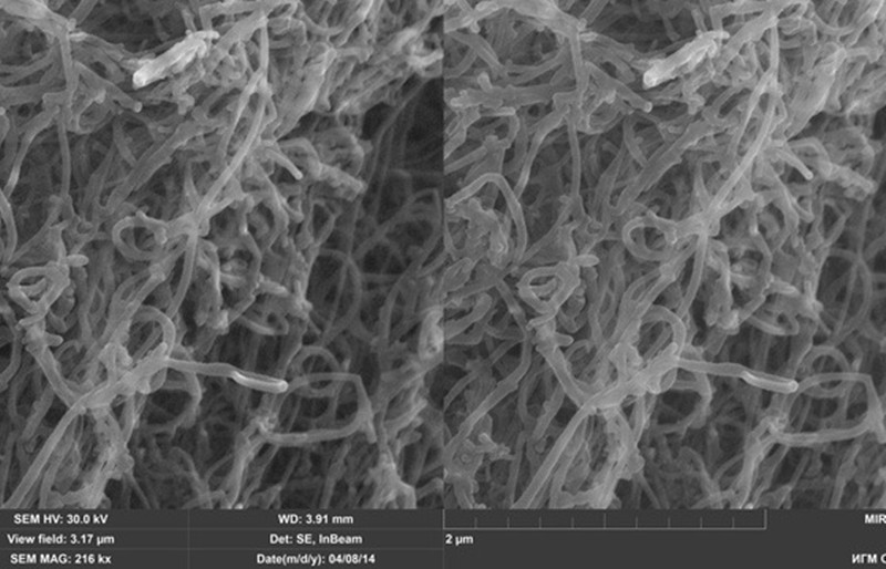 下图为多壁碳纳米管电镜图全国包邮!1公斤260元,量大可议价!