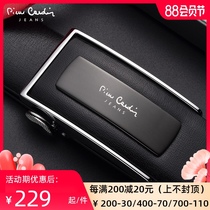 Pilkadan leather belt mens leather pure cowhide automatic buckle belt Mens casual trend Korean version of the personality young man