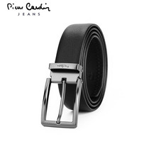 Pierre Cardan Needle Buckle Leather Strap Male Head Layer Bull Leather Business Men Genuine Leather Belt Young Casual Minimalist Strap