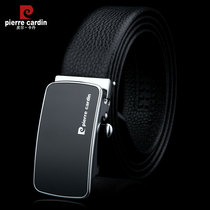 Pilkadan mens belt leather automatic buckle business cowhide soft new belt mens Korean version of the pants tide