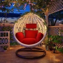 Hanging chair hanging basket rattan chair swing Nordic home indoor rocking chair balcony lazy Net Red Girl Birds Nest chair cradle