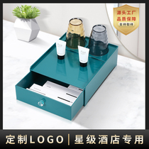 Hotel dental storage box hotel room disposable toiletries box bathroom sink high-end tray