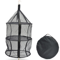 Outdoor camping tableware harvesting ventilated net bowls drying net 4-layer storage net multifunctional drying net drying basket