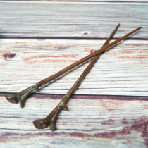 Sugworkers for pure copper tea clip charcoal clamping fire chopsticks fire chopsticks Japanese tea chopstick day style tea Pamper Tea Pass Accessories Special Price