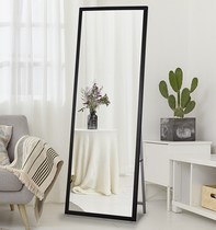 European-style floor mirror solid wood dressing mirror clothing store fitting mirror home full-length mirror dormitory mirror simple wall mirror