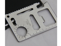 Outdoor multi-function tool Saber card knife folding portable mini card knife Self-defense card knife field survival knife