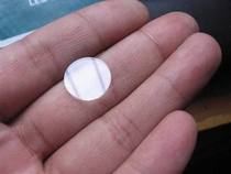 Cheap flashlight glass lens 18mm diameter