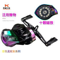 Yu Dafeng colorful Series water drop wheel magnetic high-speed universal micro-material Road sub-wheel black long-distance anti-explosion line raft wheel
