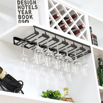Wine cabinet European style wine glass rack hanging upside down household decoration goblet rack creative decoration red wine wine glass rack