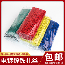 0 55mm electro-galvanized iron-coated iron wire tie grape tie wire plastic 0 75mm power cord tie tie tie tie rope