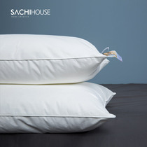 Pillow pillow core a pair of super soft anti-mite antibacterial hotel pillow core five-star super soft neck pillow adult sleep help