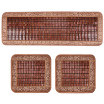 Car seat cushion summer bamboo slice mahjong cool cushion single single car van universal seat cushion three-piece summer mat
