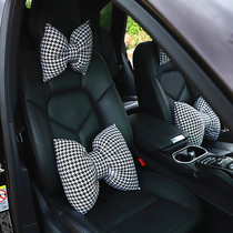 Car headrest seat pillow a pair of cute Four Seasons car waist pillow car car car waist cushion neck pillow