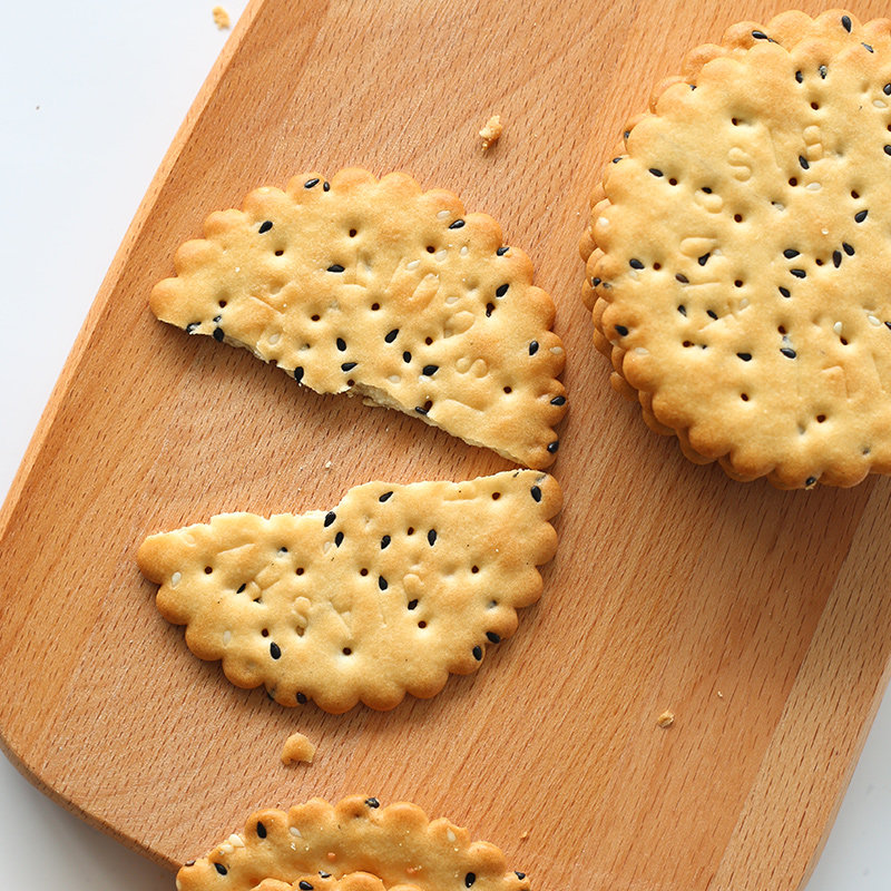 嘉士利甜薄脆饼干215g红枣/芝麻/黑白芝麻味下午茶点心休闲零食_7折