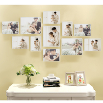 Photo studio wedding photo Crystal photo frame photo wall conjoined creative decoration commemorative photo zoom in customized to do combination printing