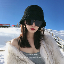 Japan ALCE hat children summer sun protection knitted bucket hat female spring autumn basin hat ins expats face little shade fisherman hat