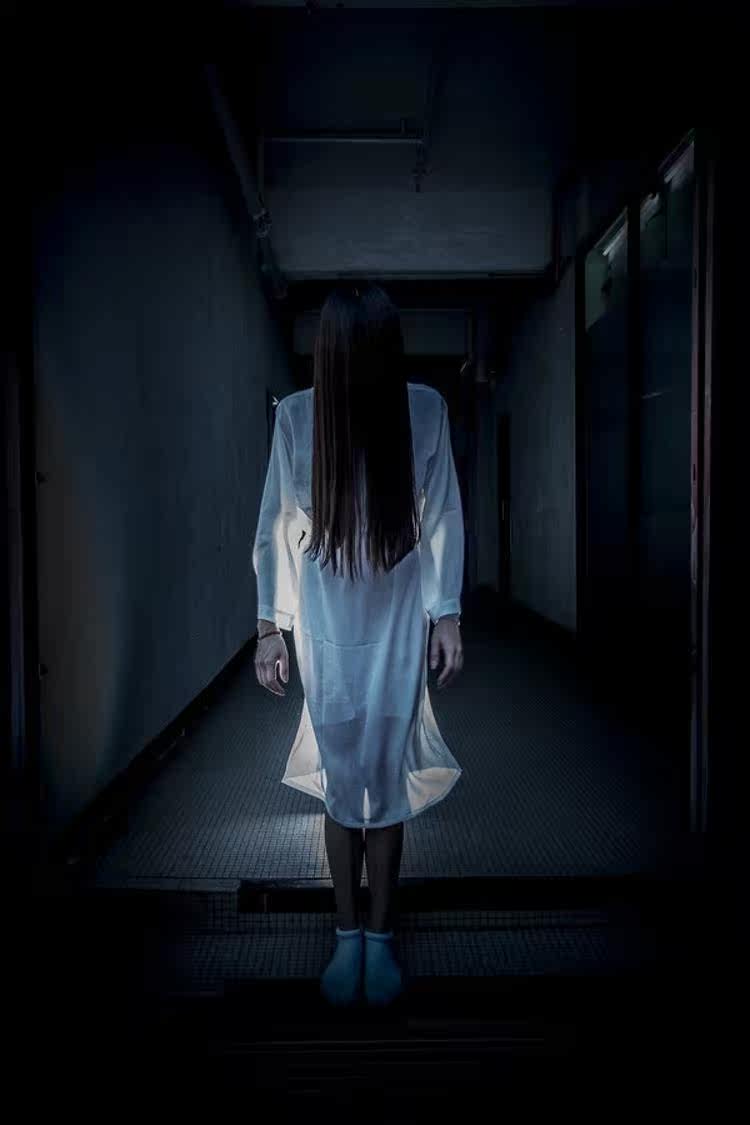 万圣节贞子服装血项链女屋吓人扮服饰节假发恐怖假血演出衣服