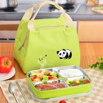 Meals Dish Bowl Rice Junior High School Shallow Pan HOUSEHOLD CUTLERY CHILDREN SINGLE LAYER SEPARATED DINNER PLATE NURSING HOME HOSPITAL STAINLESS STEEL