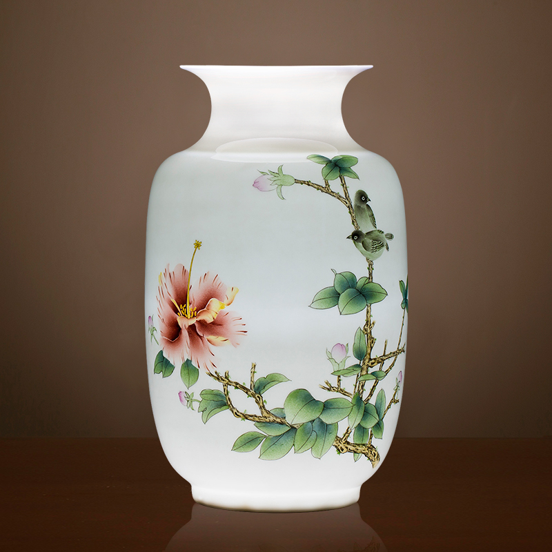 Jingdezhen ceramics vase famous master hand - made home decoration of new Chinese style decoration in the sitting room porch place