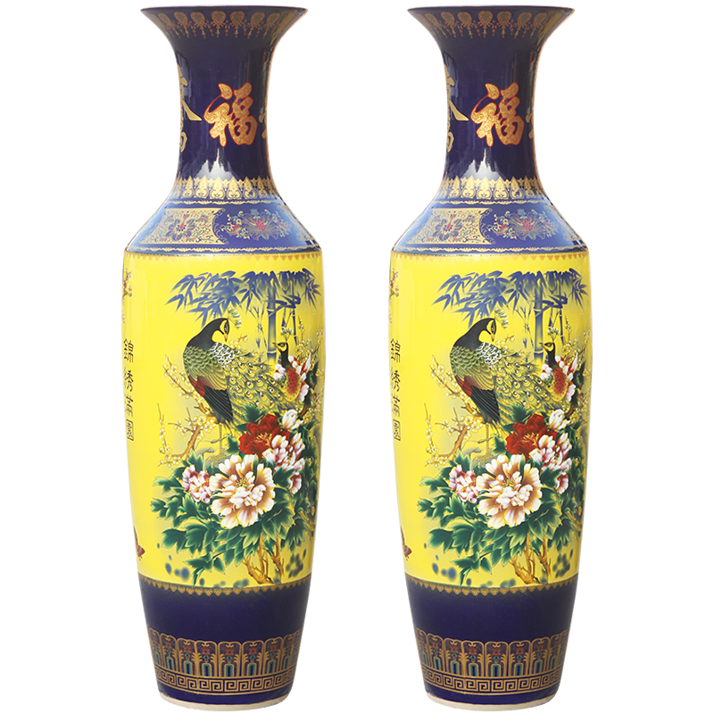 Jingdezhen ceramics bright future European large vases, sitting room adornment is placed large 1.2 meters 1.8 meters