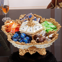 Eurostyle dry fruit panned with lid living-room home tea table pendulum with inlaid drill fruit tray extravagant creative decorative pendulum