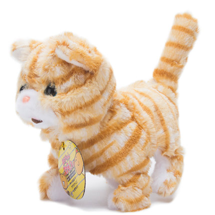 iwaya儿童玩具电动小猫咪会走路仿真猫咪男孩女童玩具1-3岁礼物