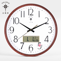 Polaris silent clock creative wall clock Office fashion personality wall clock Retro living room bedroom clock Quartz clock