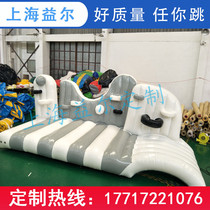 Grain Grain Castle Parent-child Restaurant Closed Gas Trampoline Small Inflatable Small Jumping Bed Indoor Children Inflatable Trampoline Set to do the same