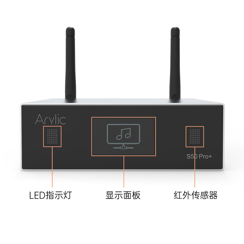 New Arylic S50Pro S10 Wireless WIFI digital audio decoding Bluetooth 50 receiver Music to pick up-Taobao