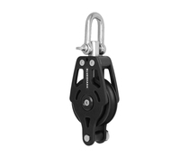 Yacht sailboat 75mm aluminum alloy single pulley with lug NO: 2711