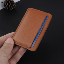 Handmade original imported first layer cowhide card bag handmade leather coin purse card insertion simple fashion