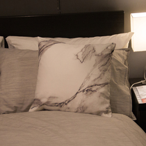 JULY Small Seven fabric sofa marble pillow ins cushion bed pillow bedside office waist pillow