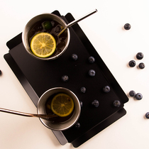 Frosted Juice Cup Summer ins Hand Cup 304 Stainless Steel Simple Home Beer Cup Broken Ice Cup Drinking Cup