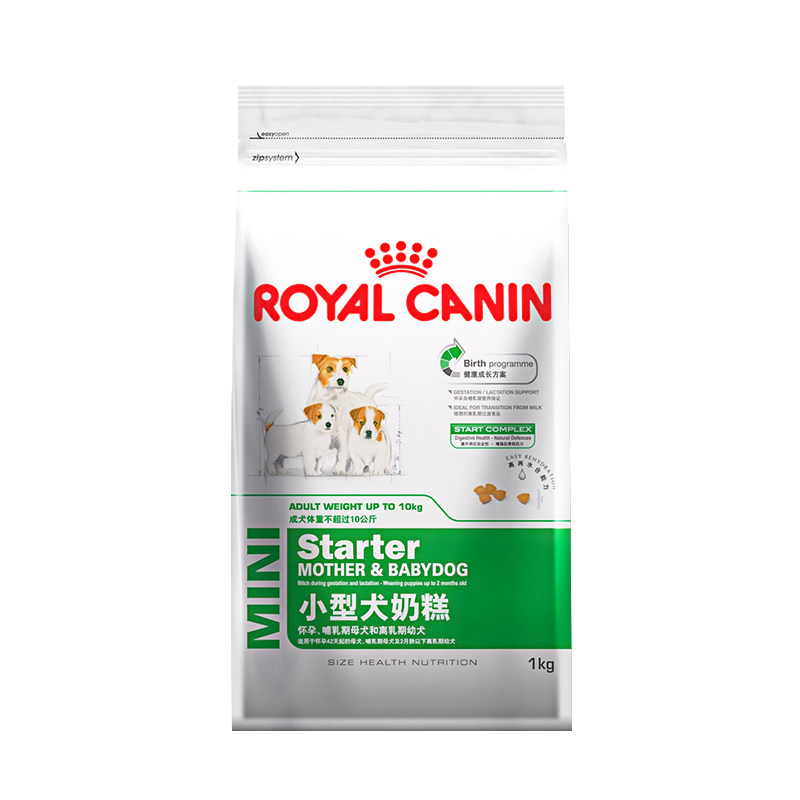 皇家狗粮 小型犬奶糕犬粮mis30/1kg 哺乳孕期母犬离乳期幼犬主粮