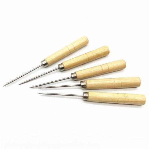 무료 배송, 천 조각 스레드 피킹 바늘 드릴링, DIY 다기능 awl, 나무 손잡이 접착제 스틸 콘 봉제 도구 무료 배송, 천 조각 스레드 피킹 바늘 드릴링, DIY 다기능 awl, 나무 손잡이 접착제 스틸 콘 봉제 도구