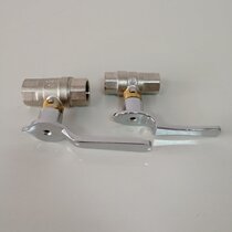 Commercial kitchenware equipment accessories gas stove front valve copper ball valve 4 points Gas System 6 points main gas valve line chain wave system