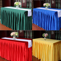 Hotel tablecloth conference table skirt conference table skirt conference table cover conference table cover check-in tablecloth IBM table skirt custom