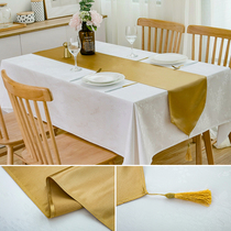 Hotel table flag simple platform Flag Square activity booth decorative cloth sharp corner flat corner Red White royal blue custom-made