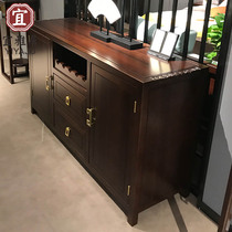 New Chinese Dining Side Cabinet Living-room Tea Water Lockers Entrance Into The House Xuan Guan Cabinet Double Door Art Wine Cabinet Whole Dress Furniture Custom
