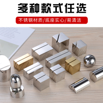 Stainless steel solid table number plate hotel seat card table card table table card table table card card buffet menu card