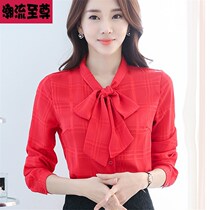 25-year-old summer loaded red shirt woman half sleeve linen cotton closed with short lace lace floral shoulder flap printed