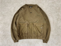 Spot MADNESS 19AW CONTRAST DUAL POCKET SWEATER wash POCKET SWEATER