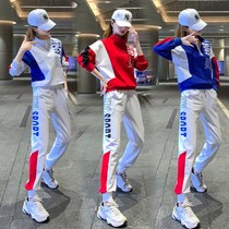 Spring and Autumn Traction Dance Clothing New Style Womens Stand Collar Long Sleeve Sweatshirt Square Dance Ghost Dance Ghost Dance Fitness Sportswear