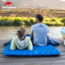 NH Norway Ultra-light portable double inflatable mattress outdoor tent pad thickening moisture-proof mattress