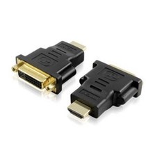 Brand gold-plated DVI female (24 5)to HDMI adapter HDMI male to DVI HD